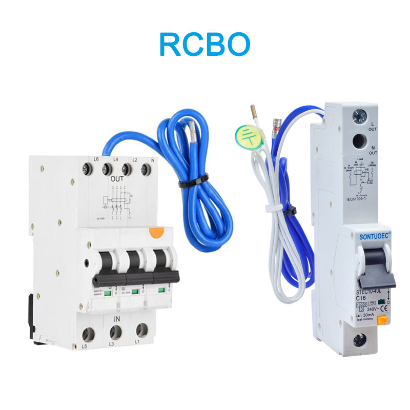 6KA 3P+N رساو سرکٹ بریکر A (AC) قسم RCBO کیبل کے ساتھ